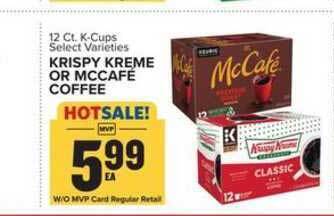 Food Lion Krispy Kreme Or Mccafe Coffee offer