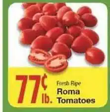 Amigos United Fresh Ripe Roma Tomatoes offer