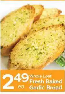 Edwards Food Giant Whole Loaf Fresh Baked Garlic Bread offer