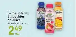 Bolthouse Farms Smoothies Or Juice