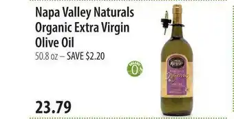 Market of Choice Napa Valley Naturals Organic Extra Virgin Olive Oil offer