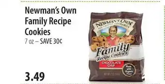 Market of Choice Newman's Own Family Recipe Cookies offer