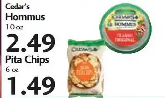 Sunset Foods Cedar's Hommus , Pita Chips offer