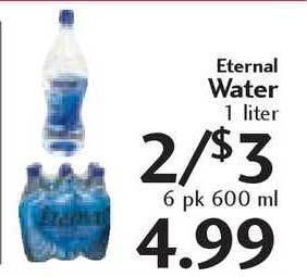 Sunset Foods Eternal Water offer