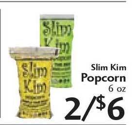 Sunset Foods Slim Kim Popcorn offer