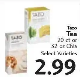 Sunset Foods Tazo Tea Or Chia offer
