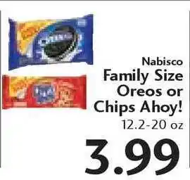 Sunset Foods Nabisco Family Size Oreos Or Chips Ahoy! offer