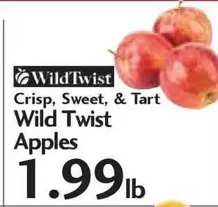 Sunset Foods Crisp, Sweet, & Tart Wild Twist Apples offer