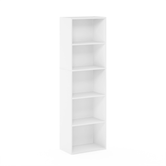 Walmart Furinno 11055 5 - Tier Reversible Color Open Shelf Bookcase offer