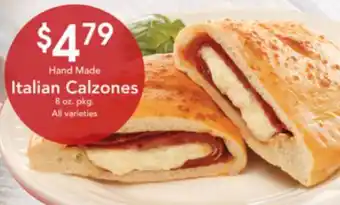 Dierbergs Italian Calzones offer