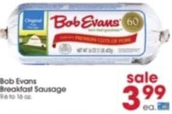Giant Eagle Bob Evans Breakfast Sausage offer