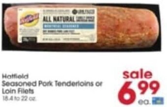 Giant Eagle Hatfield Seasoned Pork Tenderloins Or Loin Fillets offer