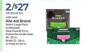 Rite Aid Rite Aid Brand offer