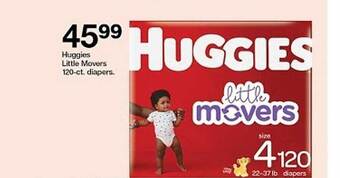 Target Huggies Little Movers Diapers offer