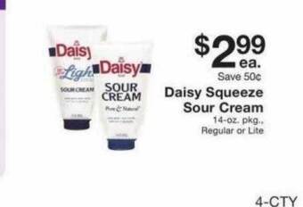 Fairway Store Market Daisy Squeeze Sour Cream offer