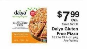 Fairway Store Market Daiya Gluten Free Pizza offer
