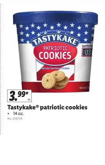 Lidl Tastykake Patriotic Cookies offer