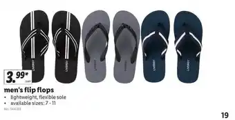 Lidl Men's Flip Flops offer