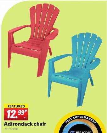 Lidl Adirondack Chair offer