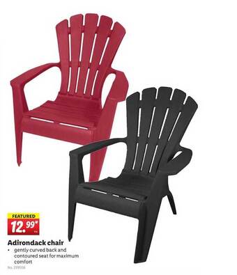 Lidl Adirondack Chair offer