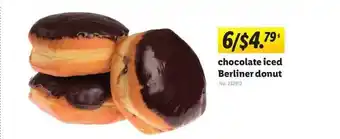 Lidl Chocolate Iced Berliner Donut offer