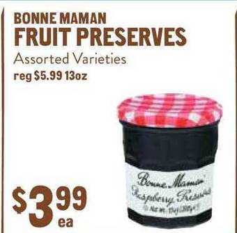 New Seasons Market Bonne Maman Fruit Preserves offer