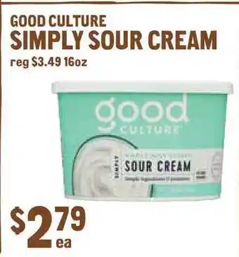 New Seasons Market Good Culture Simply Sour Cream offer