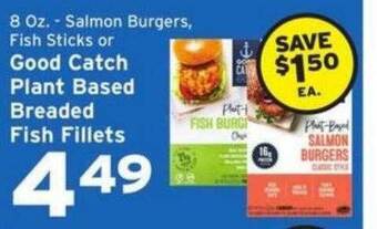 Hannaford Good Catch Plant Based Breaded Fish Fillets offer