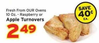 Hannaford Apple Turnovers offer