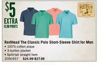 Bass Pro Redhead The Classic Polo Short-sleeve Shirt For Men offer