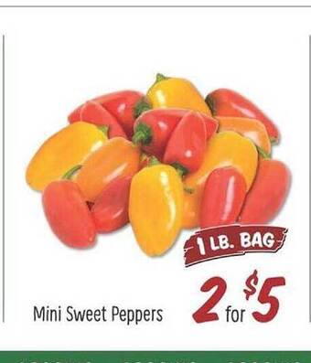 Sprouts Farmers Market Mini Sweet Peppers offer