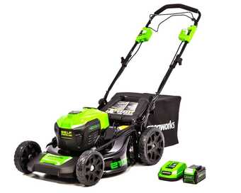 Walmart Greenworks 40V 21-inch Brushless Self-Propelled Lawn Mower W/5.0 Ah Battery and Charger, 2516402 offer