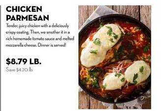 Bristol Farms Chicken Parmesan offer