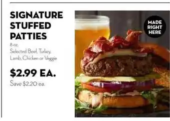 Signature Stuffed Patties