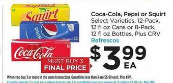 Foods Co Coca-cola Pepsi Or Squirt offer