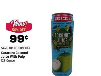 Grocery Outlet Caracara Coconut Juice With Pulp offer