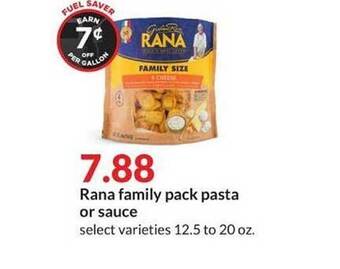 Hy-Vee Rana Family Pack Pasta Or Sauce offer