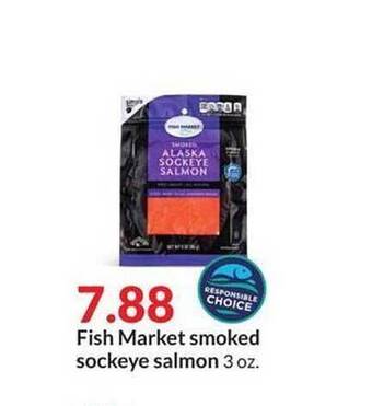 Hy-Vee Fish Market Smoked Sockeye Salmon offer