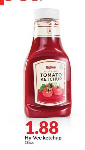 Hy-Vee Hyvee Ketchup offer