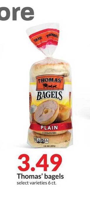 Hy-Vee Thomas Bagels offer