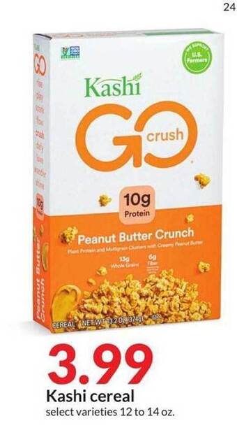 Hy-Vee Kashi Cereal offer