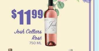 Price Cutter Josh Cellars Rosé offer