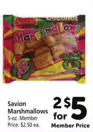 Safeway Savion Marshmallows offer
