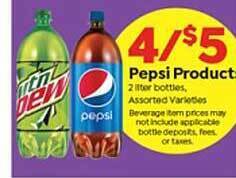 Save a Lot Pepsi Products offer