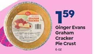 Save a Lot Ginger Evans Graham Cracker Pie Crust offer