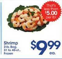 Price Rite Shrimp offer