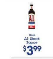 Price Rite A1 Steak Sauce offer
