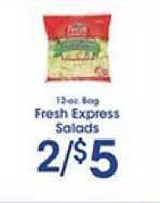 Price Rite Fresh Express Salads offer