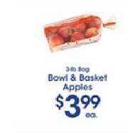 Price Rite Bowl & Basket Apples offer