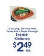 Price Rite Eckrich Kielbasa offer